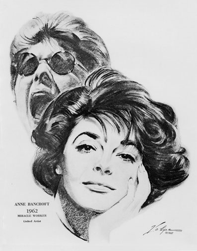 1962 (35th) Best Actress: Anne Bancroft