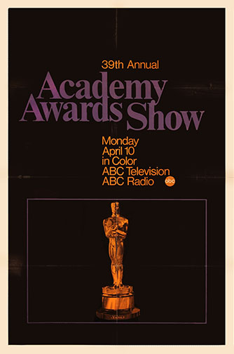 1966 (39th) Academy Award Ceremony Poster