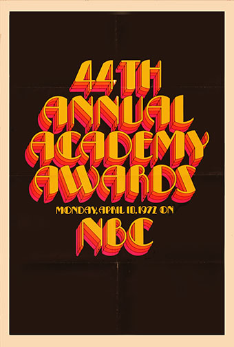 1971 (44th) Academy Award Ceremony Poster