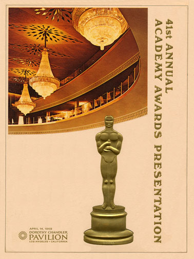 1968 (41st) Academy Award Ceremony Program