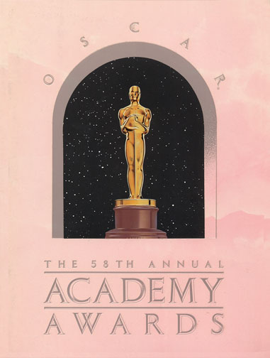 1985 (58th) Academy Award Ceremony Program