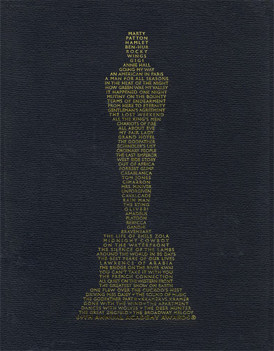 1996 (69th) Academy Award Ceremony Program